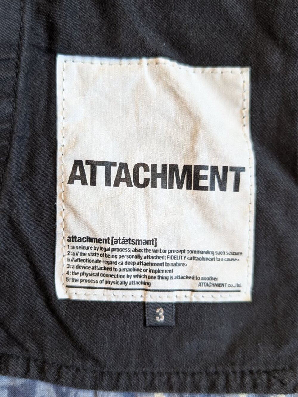Kazuyuki Kumagai Attachment J-Cut Cargo Denim Jeans JP Size 3 - Picture 6 of 7